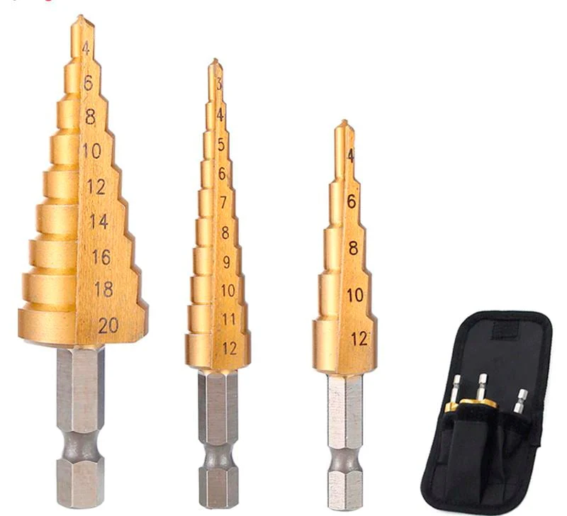 Titanium Step Drill Bit